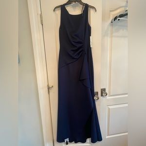 Navy maxi dress